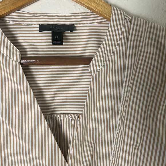 J Crew Cotton Stripe Wrap Top Size S/P - Picture 7 of 8